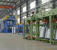 Wire galvanizing line